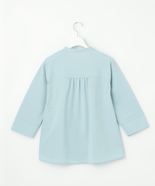 J.PRESS(ジェイプレス)の「キャタピラシャツジャージー バンドカラー カットソー(Tシャツ/カットソー・レディース・スカイブルー系/ベージュ系/ホワイト系・LARGE/MEDIUM)」の14枚目の写真