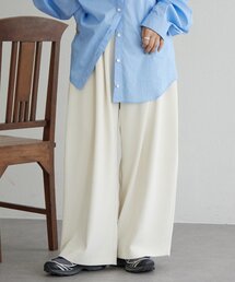 FRIPIER（フリピエ）の「《FRIPIER》ワイドタックパンツ（その他パンツ）」
