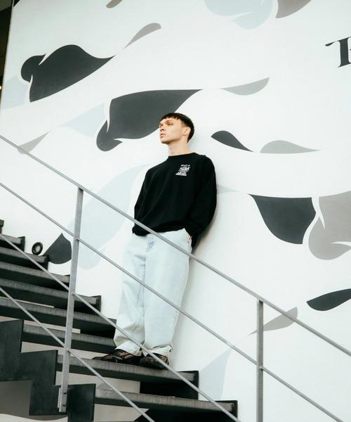 RVCA(ルーカ)の「RVCA メンズ KEEP LOOKING LT ロンT 【2026年春夏モデル】/ルーカ長袖ロンT(Tシャツ/カットソー・メンズ・ブラック/ホワイト/ヘザーグレー・X-LARGE/LARGE/MEDIUM/SMALL)」の13枚目の写真