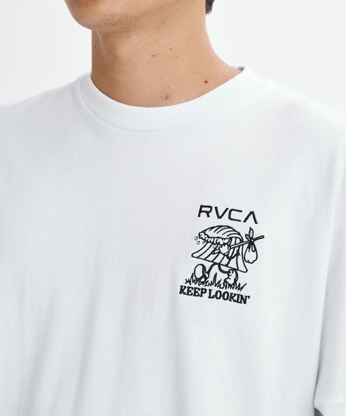 RVCA(ルーカ)の「RVCA メンズ KEEP LOOKING LT ロンT 【2026年春夏モデル】/ルーカ長袖ロンT(Tシャツ/カットソー・メンズ・ブラック/ホワイト/ヘザーグレー・X-LARGE/LARGE/MEDIUM/SMALL)」の9枚目の写真