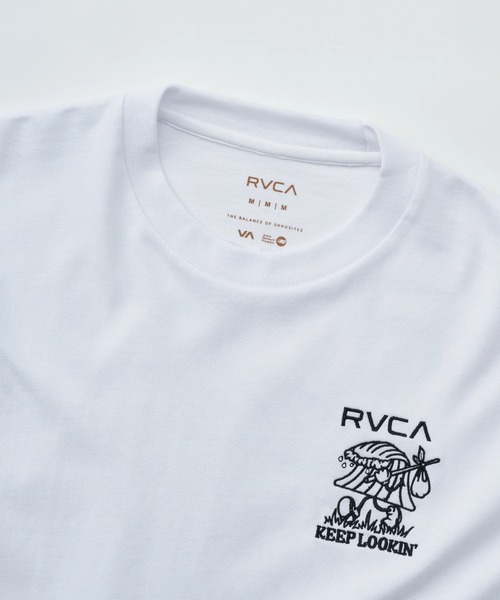 RVCA(ルーカ)の「RVCA メンズ KEEP LOOKING LT ロンT 【2026年春夏モデル】/ルーカ長袖ロンT(Tシャツ/カットソー・メンズ・ブラック/ホワイト/ヘザーグレー・X-LARGE/LARGE/MEDIUM/SMALL)」の11枚目の写真