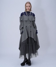 HARE | オフショルトレンチワンピース(HARE)(ワンピース)