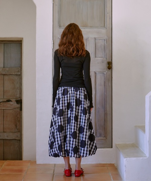 manana suerte（マニャーナスエルテ）の「DOTチェックスカート（スカート・レディース・ドット・FREE）」の16枚目の写真