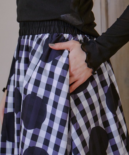 manana suerte（マニャーナスエルテ）の「DOTチェックスカート（スカート・レディース・ドット・FREE）」の6枚目の写真