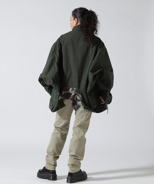 beautiful people(ビューティフルピープル)の「beautiful people×Alpha/ビューティフルピープル× アルファ / double-end camouflage field JK(ミリタリージャケット・レディース・オリーブ系・38/42)」の22枚目の写真