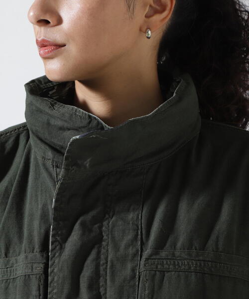 beautiful people(ビューティフルピープル)の「beautiful people×Alpha/ビューティフルピープル× アルファ / double-end camouflage field JK(ミリタリージャケット・レディース・オリーブ系・38/42)」の19枚目の写真