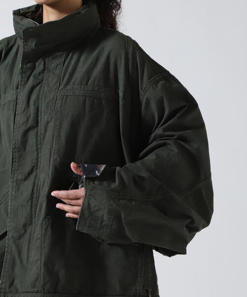 beautiful people(ビューティフルピープル)の「beautiful people×Alpha/ビューティフルピープル× アルファ / double-end camouflage field JK(ミリタリージャケット・レディース・オリーブ系・38/42)」の18枚目の写真