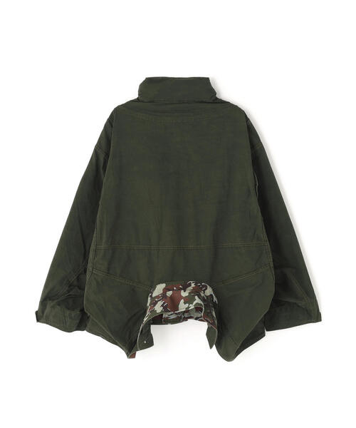 beautiful people(ビューティフルピープル)の「beautiful people×Alpha/ビューティフルピープル× アルファ / double-end camouflage field JK(ミリタリージャケット・レディース・オリーブ系・38/42)」の2枚目の写真