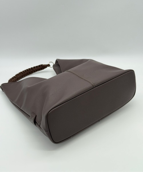DRAW(ドロー)の「DRAW(ドロー) / トライアングル トートバッグ Woven handle Hobo Bag(トートバッグ・レディース・ベージュ/ブラック/ダークブラウン・FREE)」の13枚目の写真