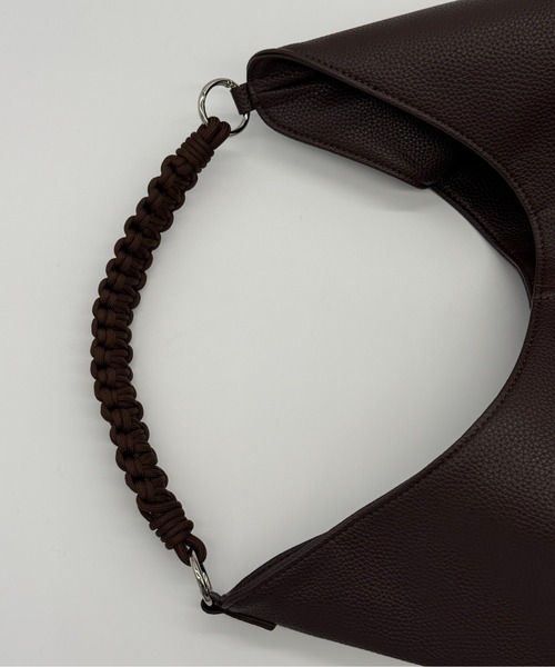 DRAW(ドロー)の「DRAW(ドロー) / トライアングル トートバッグ Woven handle Hobo Bag(トートバッグ・レディース・ベージュ/ブラック/ダークブラウン・FREE)」の14枚目の写真