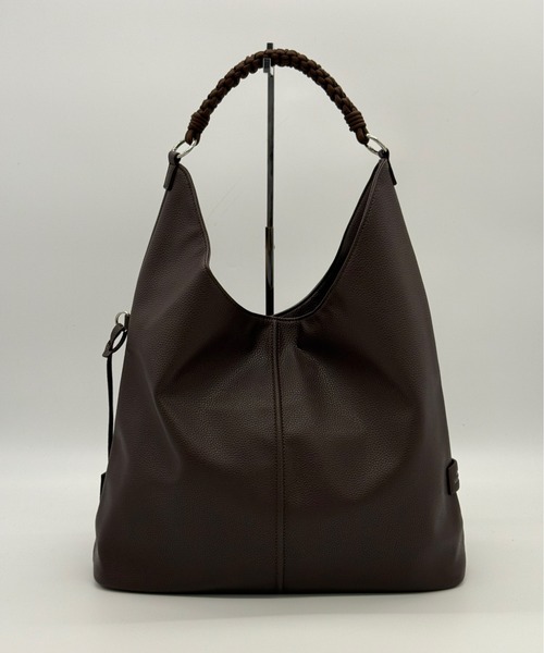 DRAW(ドロー)の「DRAW(ドロー) / トライアングル トートバッグ Woven handle Hobo Bag(トートバッグ・レディース・ベージュ/ブラック/ダークブラウン・FREE)」の10枚目の写真