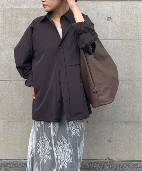 DRAW(ドロー)の「DRAW(ドロー) / トライアングル トートバッグ Woven handle Hobo Bag(トートバッグ・レディース・ベージュ/ブラック/ダークブラウン・FREE)」の8枚目の写真