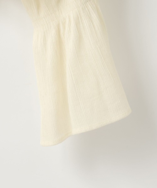 LOWRYS FARM（ローリーズファーム）の「ヨウリュウシャーリングフリルブラウス　638495（シャツ/ブラウス・レディース・イエロー/アイボリー/ブルー/グレー・FREE）」の11枚目の写真