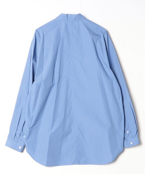 ATON（エイトン）の「ATON (エイトン)SUVIN BROAD | WASHED SHIRT（シャツ/ブラウス・メンズ・ネイビー/その他18/ホワイト・6/4）」の4枚目の写真