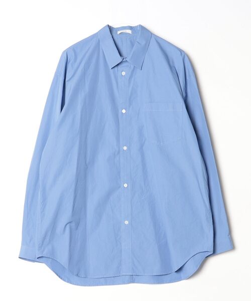 ATON（エイトン）の「ATON (エイトン)SUVIN BROAD | WASHED SHIRT（シャツ/ブラウス・メンズ・ネイビー/その他18/ホワイト・6/4）」の6枚目の写真