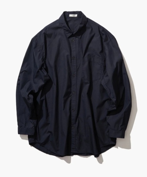 ATON（エイトン）の「ATON (エイトン)SUVIN BROAD | WASHED SHIRT（シャツ/ブラウス・メンズ・ネイビー/その他18/ホワイト・6/4）」の11枚目の写真