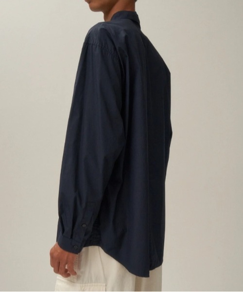 ATON（エイトン）の「ATON (エイトン)SUVIN BROAD | WASHED SHIRT（シャツ/ブラウス・メンズ・ネイビー/その他18/ホワイト・6/4）」の17枚目の写真
