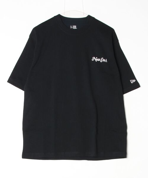 NEW ERA(ニューエラ)の「【NEW ERA】 S/S Oversized Cotton Tee SS OS CT TEE LOGO ARCHIVE BLK(Tシャツ/カットソー・メンズ・ブラック・MEDIUM/LARGE/X-LARGE)」の2枚目の写真