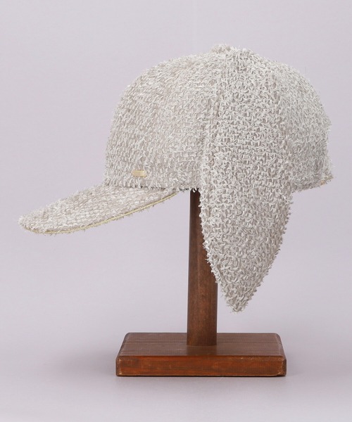 CA4LA（カシラ）の「HK RABBIT3（キャップ・レディース・ベージュ/ブラウン/レッド・ONESIZE）」の5枚目の写真