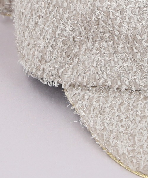 CA4LA（カシラ）の「HK RABBIT3（キャップ・レディース・ベージュ/ブラウン/レッド・ONESIZE）」の9枚目の写真