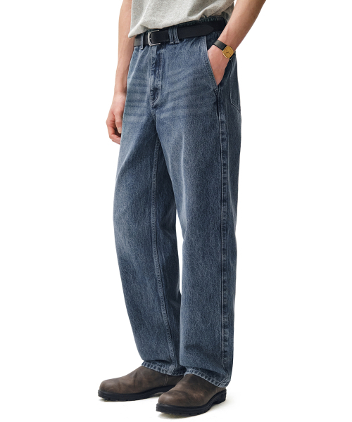 DECET(デケト)の「Officer Straight Jeans DCPT068Blue(デニムパンツ・メンズ・その他・26/28/30/32/34)」の6枚目の写真