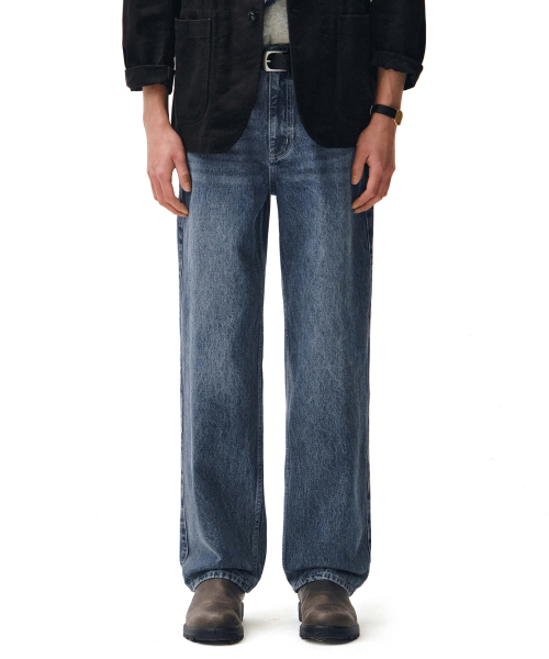 DECET(デケト)の「Officer Straight Jeans DCPT068Blue(デニムパンツ・メンズ・その他・26/28/30/32/34)」の7枚目の写真