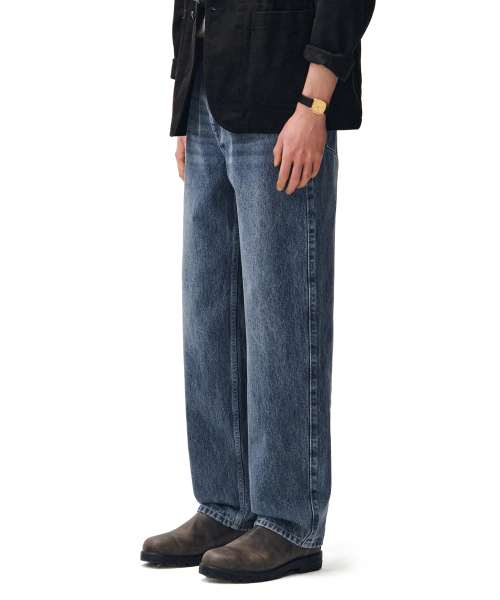 DECET(デケト)の「Officer Straight Jeans DCPT068Blue(デニムパンツ・メンズ・その他・26/28/30/32/34)」の8枚目の写真