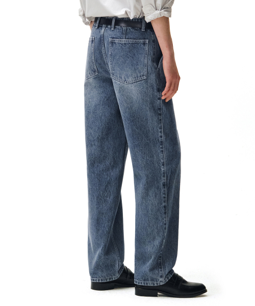 DECET(デケト)の「Officer Straight Jeans DCPT068Blue(デニムパンツ・メンズ・その他・26/28/30/32/34)」の11枚目の写真