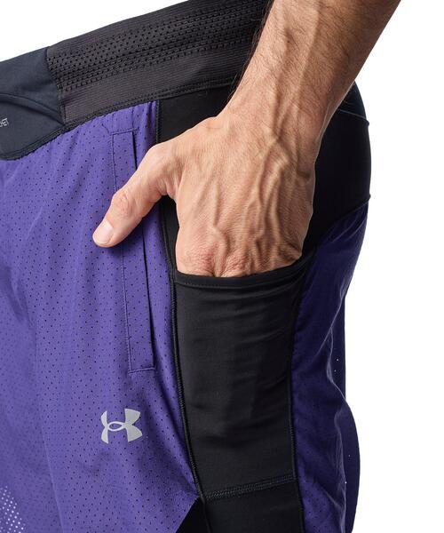 UNDER ARMOUR(アンダーアーマー)の「UAハイブリッド トレイン エリート ショーツ(トレーニング/メンズ)(その他パンツ・メンズ・パープル系・XL/L/M/S/2XL)」の4枚目の写真