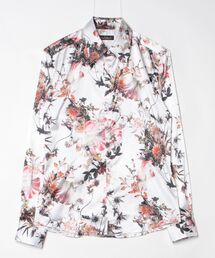 TORNADO MART（トルネードマート）の「TORNADO MART∴アクアフラワープリントシャツ（シャツ/ブラウス）」