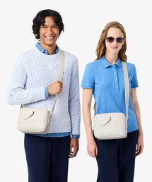 LACOSTE | クラブ ラコステ グレインレザー コンパクトショルダーバッグ(ショルダーバッグ)