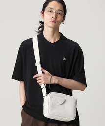 メンズクラシック スリムフラップサッチェルバッグ / ショルダーバッグ