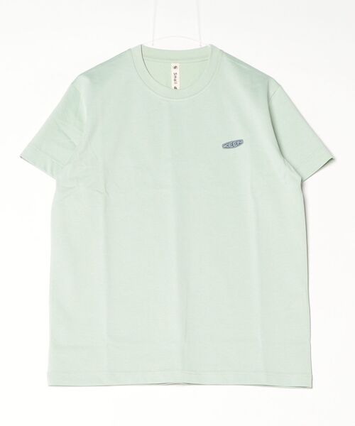 KEEN(キーン)の「OC/RP C&B LOGO TEE / オーシーアールピー シーアンドビー ロゴ ティー(Tシャツ/カットソー・メンズ・ミント・S)」の1枚目の写真