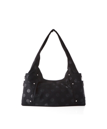 SQUARE LINE（スクエアライン）の「MAREN ミドル マレン ミドル_ドット ブラック（ショルダーバッグ）」