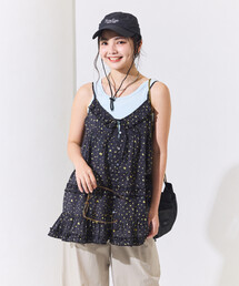 FREAK'S STORE | インドボイル フリル キャミチュニック(キャミソール)