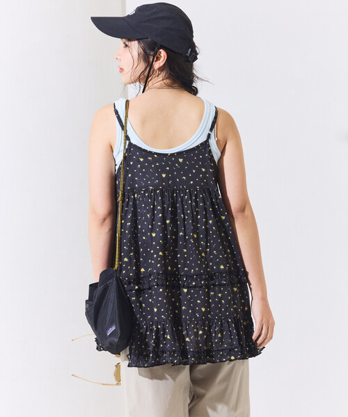 FREAK'S STORE(フリークスストア)の「インドボイル フリル キャミチュニック(キャミソール・レディース・ブラック/オフホワイト/その他2/レッド・フリ-)」の17枚目の写真