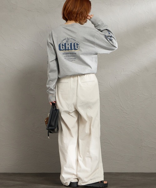 THE SHINZONE（ザ　シンゾーン）の「[THE SHINZONE/ザ シンゾーン] GRIC バックプリント ロングスリーブTシャツ（Tシャツ/カットソー・レディース・ホワイト/グレー・0）」の19枚目の写真