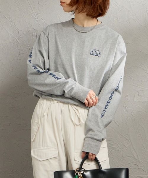 THE SHINZONE（ザ　シンゾーン）の「[THE SHINZONE/ザ シンゾーン] GRIC バックプリント ロングスリーブTシャツ（Tシャツ/カットソー・レディース・ホワイト/グレー・0）」の20枚目の写真