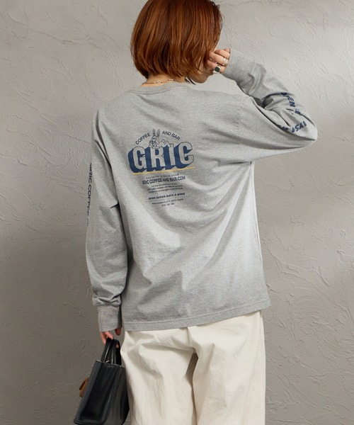 THE SHINZONE（ザ　シンゾーン）の「[THE SHINZONE/ザ シンゾーン] GRIC バックプリント ロングスリーブTシャツ（Tシャツ/カットソー・レディース・ホワイト/グレー・0）」の9枚目の写真
