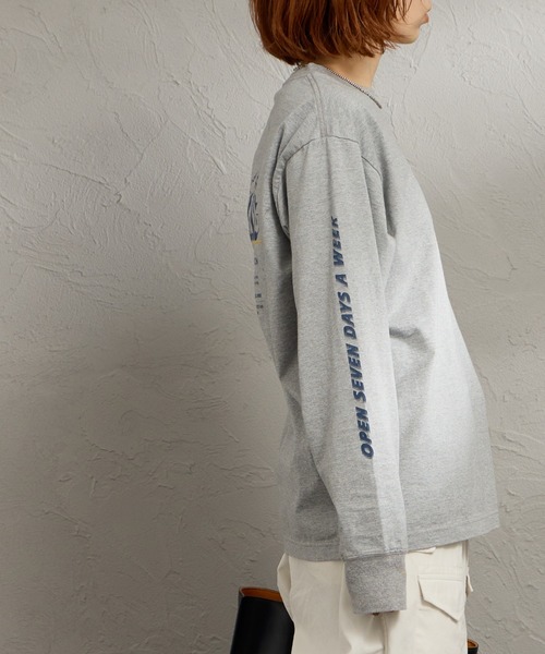 THE SHINZONE（ザ　シンゾーン）の「[THE SHINZONE/ザ シンゾーン] GRIC バックプリント ロングスリーブTシャツ（Tシャツ/カットソー・レディース・ホワイト/グレー・0）」の12枚目の写真