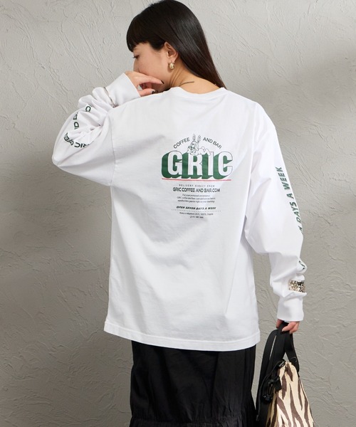 THE SHINZONE/ザ シンゾーン] GRIC バックプリント ロングスリーブT
