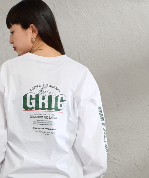 THE SHINZONE/ザ シンゾーン] GRIC バックプリント ロングスリーブT