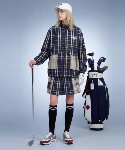 antiqua(アンティカ)の「【STCH】チェック柄 インナーパンツ付き ミニスカート(スカート・レディース・ブラック/ネイビー・ONESIZE)」の8枚目の写真