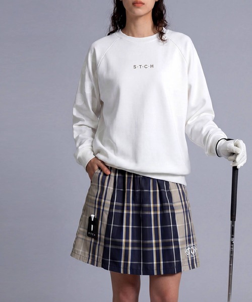 antiqua(アンティカ)の「【STCH】チェック柄 インナーパンツ付き ミニスカート(スカート・レディース・ブラック/ネイビー・ONESIZE)」の9枚目の写真