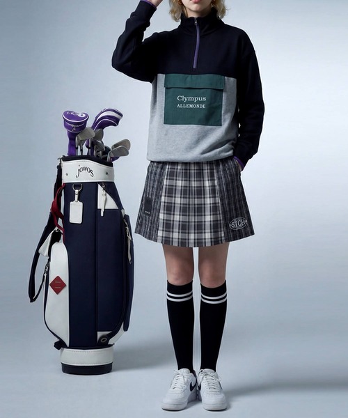 antiqua(アンティカ)の「【STCH】チェック柄 インナーパンツ付き ミニスカート(スカート・レディース・ブラック/ネイビー・ONESIZE)」の7枚目の写真