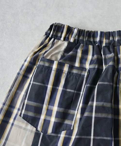 antiqua(アンティカ)の「【STCH】チェック柄 インナーパンツ付き ミニスカート(スカート・レディース・ブラック/ネイビー・ONESIZE)」の14枚目の写真