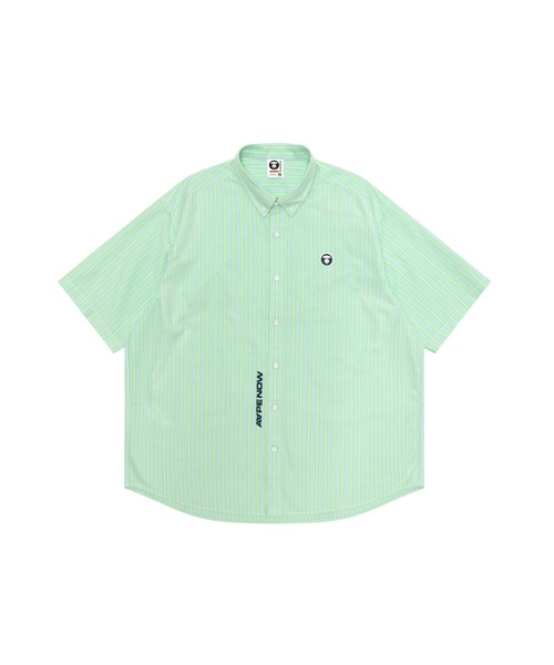 AAPE BY A BATHING APE（エーエイプバイアベイシングエイプ）の「AAPE NOW SHORT SLEEVE SHIRT（シャツ/ブラウス・メンズ・ブルー系その他5/グリーン系その他2・X-LARGE/LARGE/SMALL/MEDIUM/X-SMALL）」の2枚目の写真