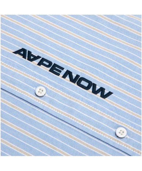 AAPE BY A BATHING APE（エーエイプバイアベイシングエイプ）の「AAPE NOW SHORT SLEEVE SHIRT（シャツ/ブラウス・メンズ・ブルー系その他5/グリーン系その他2・X-LARGE/LARGE/SMALL/MEDIUM/X-SMALL）」の9枚目の写真