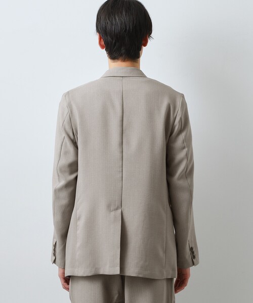 THE SHOP TK (ザ ショップ ティーケー )の「【LINO FINE】リネンライク テーラードジャケット 吸水速乾/イージーケア/UVカット/洗濯機OK(テーラードジャケット・メンズ・チャコールグレー/ライトベージュ/ブルー系その他・02/03/04)」の5枚目の写真