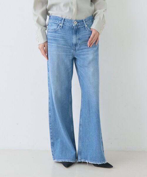 upperhights（アッパーハイツ）の「【upper hights/アッパーハイツ】別注THE LAUREN フレアデニム（デニムパンツ・レディース・ブルー・24/23/22/21/25）」の2枚目の写真